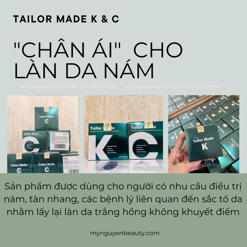 kem tailor made đặc trị nám