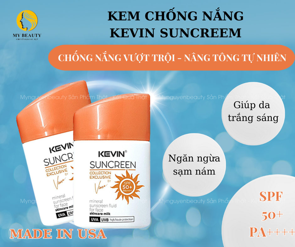 kem chống nắng kevin